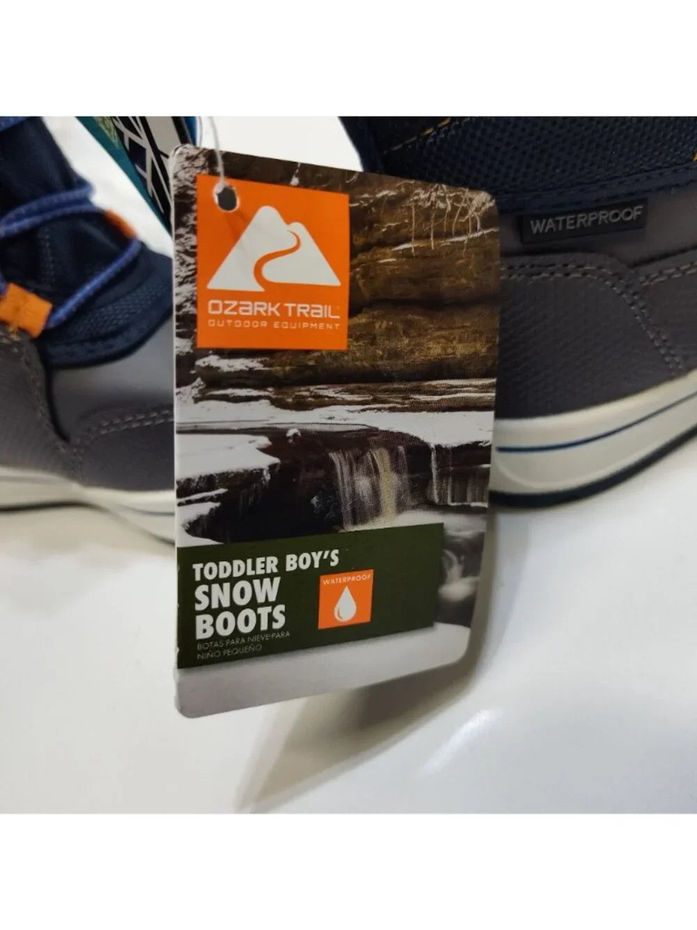 Ozark Trail Tall Bungee Waterproof Snow Boots Rated To -20°F Toddler Boys Size 7